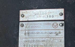 Motor #6 - Deutz F6L413 - Hydromatik-Getriebe